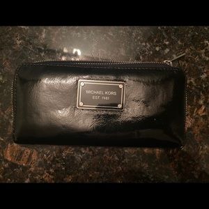 Michael Kors patent leather wallet